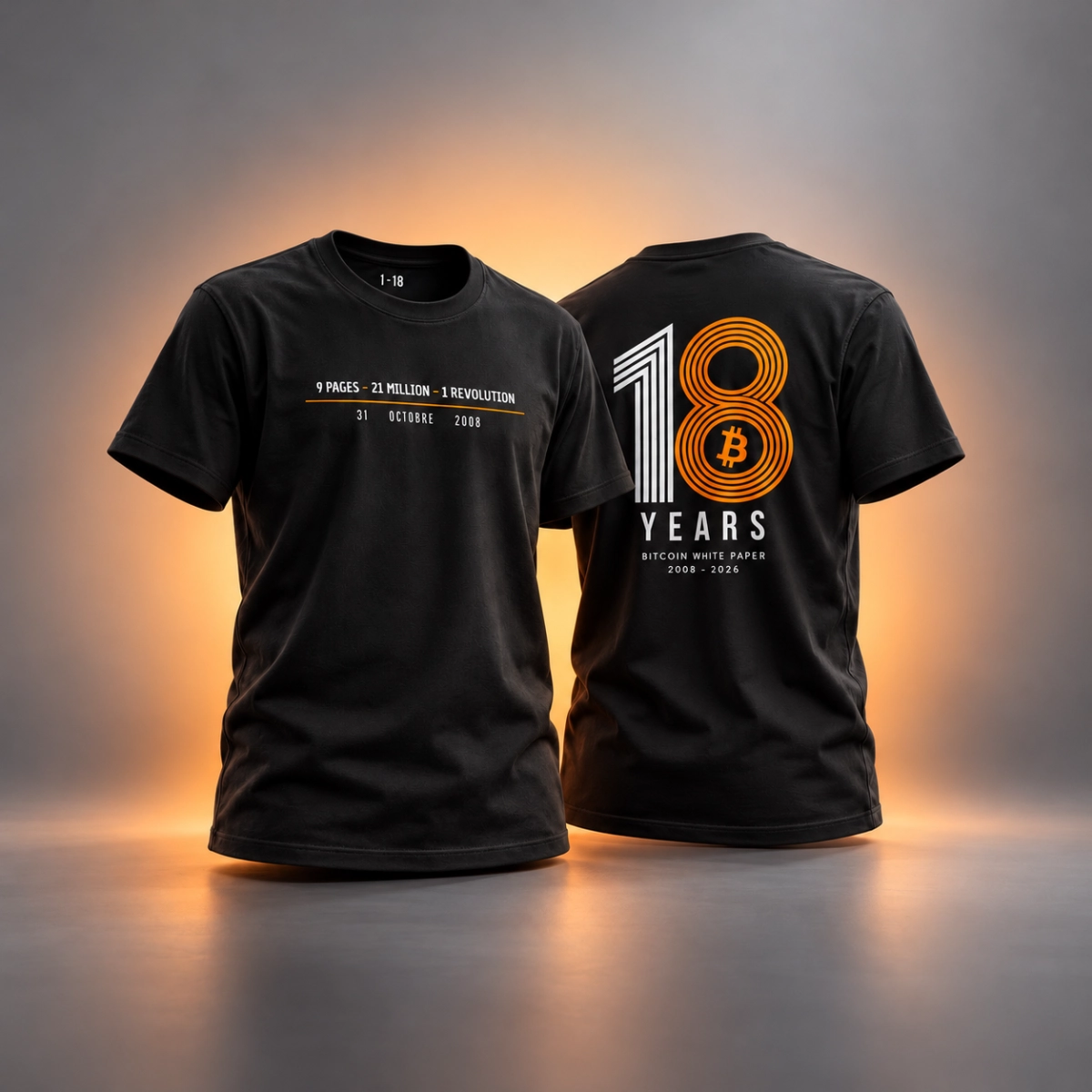 T-shirt collector - « 18 ans White Paper édition »