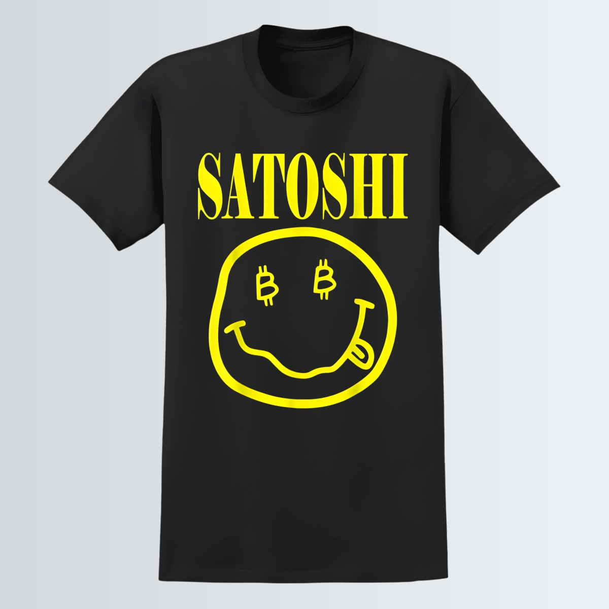 T-shirt "Satoshi - Nirvana" - Noir