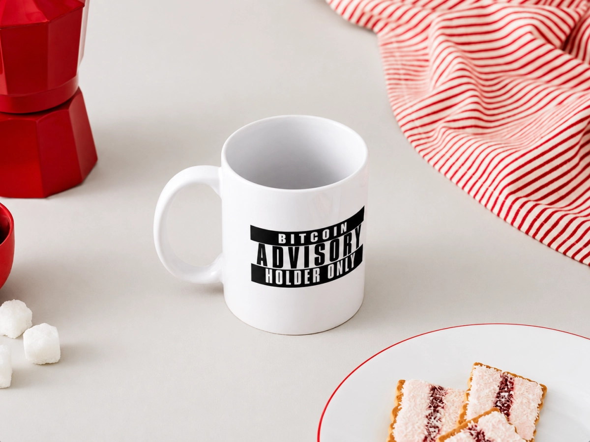 Mug "Bitcoin Advisory"