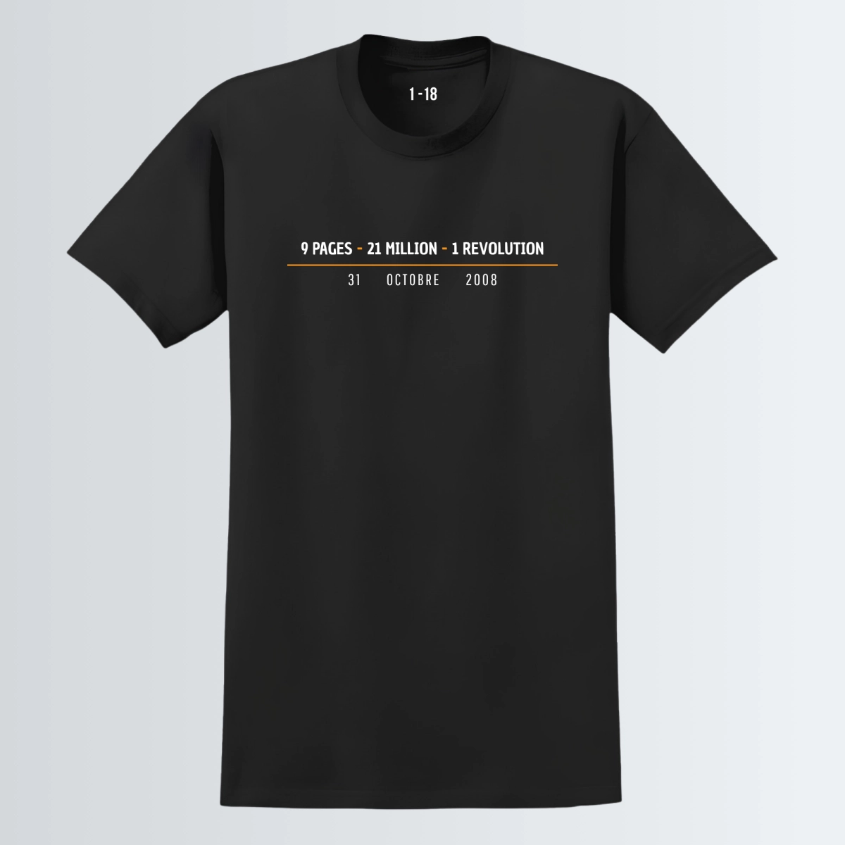 T-shirt collector - « 18 ans White Paper édition »