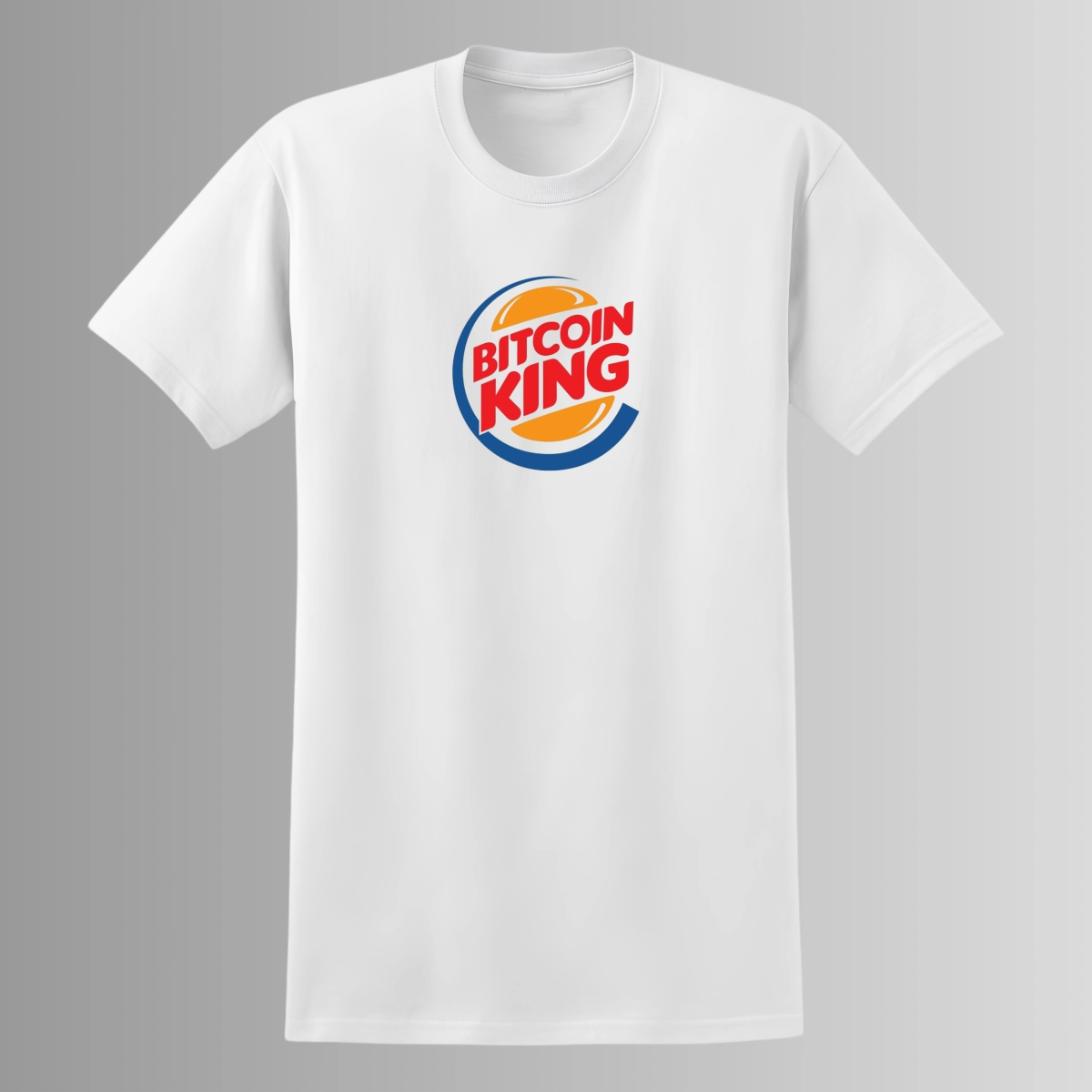 T-shirt "Bitcoin King" - Blanc