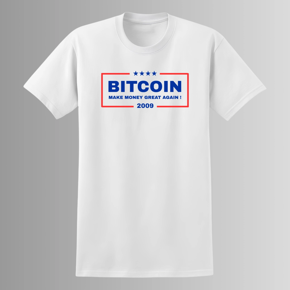 T-shirt "Make Money Great Again" - Blanc