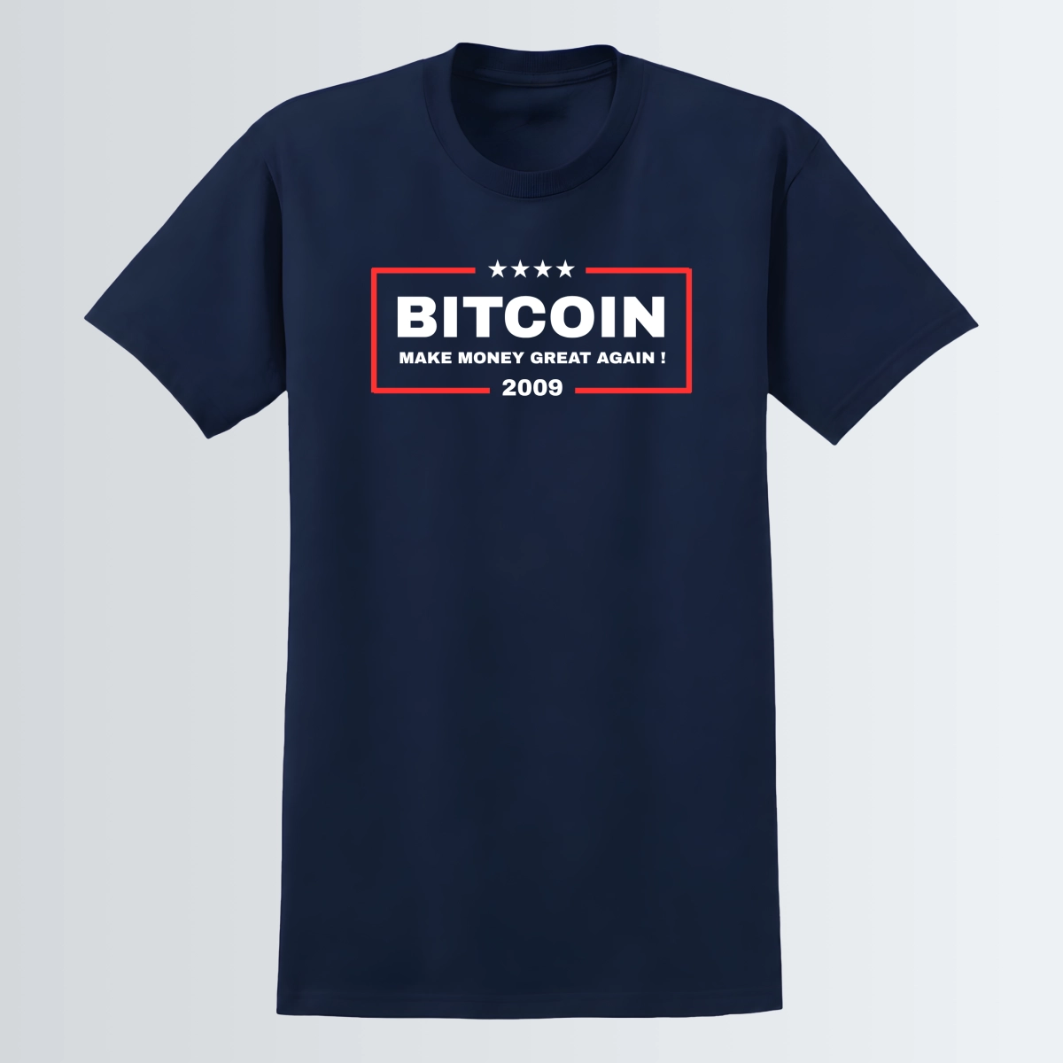 T-shirt "Make Money Great Again" - Bleu