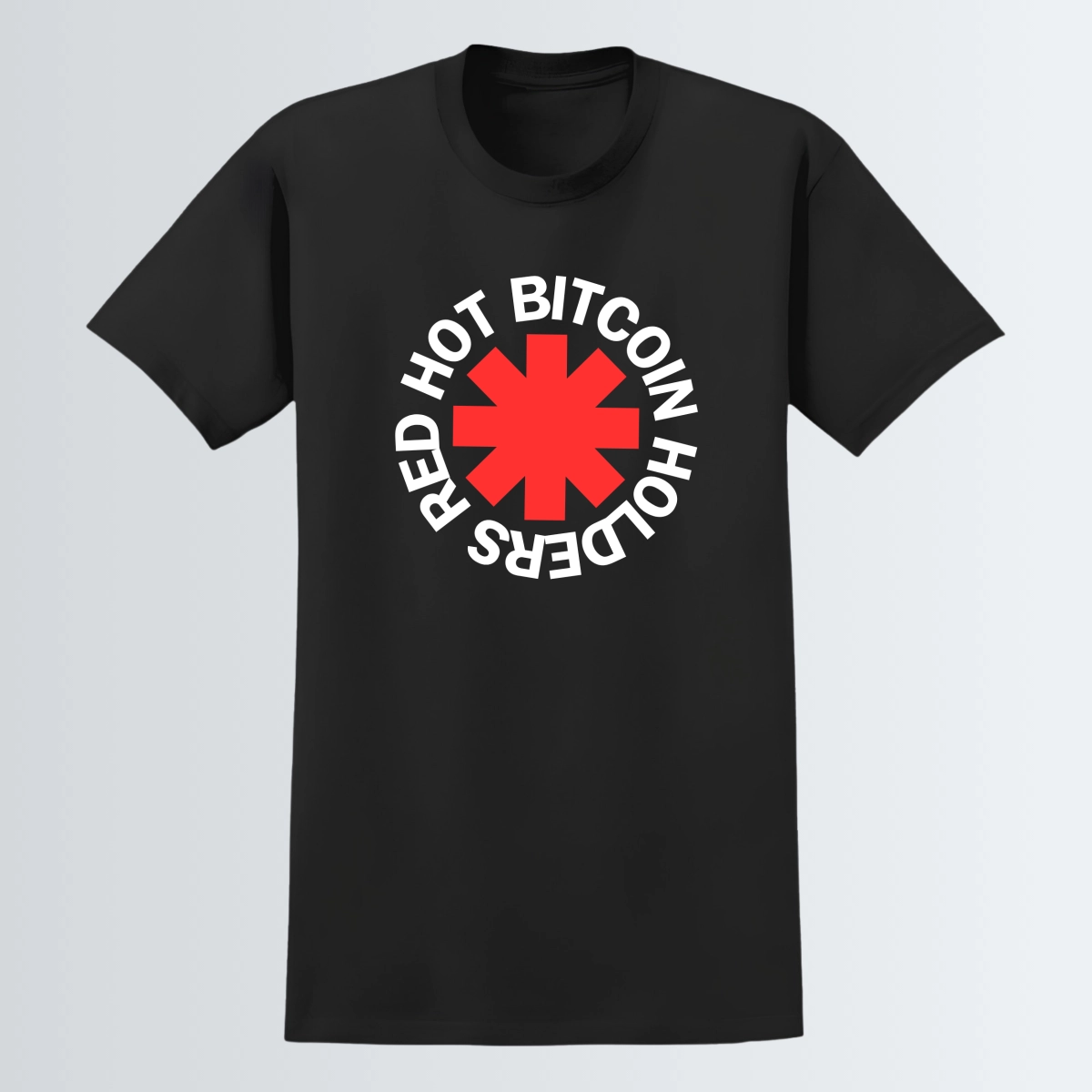 T-shirt "Red hot bitcoin holders" - Noir