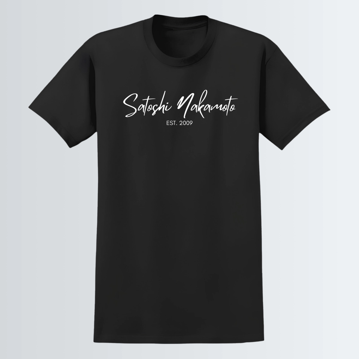 T-shirt "Satoshi Nakamoto" - Noir