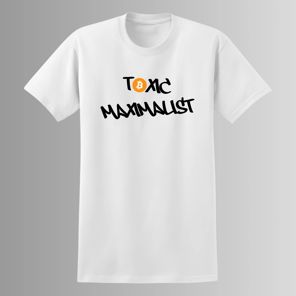 T-shirt "Toxic Maximalist" - Blanc