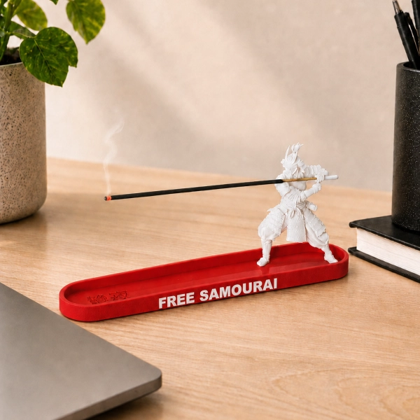 Porte-encens "Free samourai"