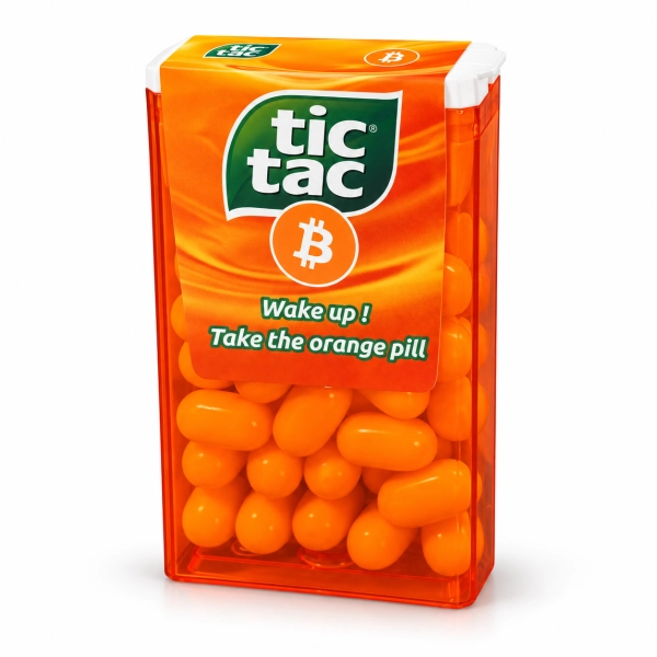Lot x3 boites bonbons - Orange pill