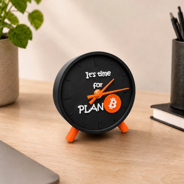 Horloge "it's time for plan B"