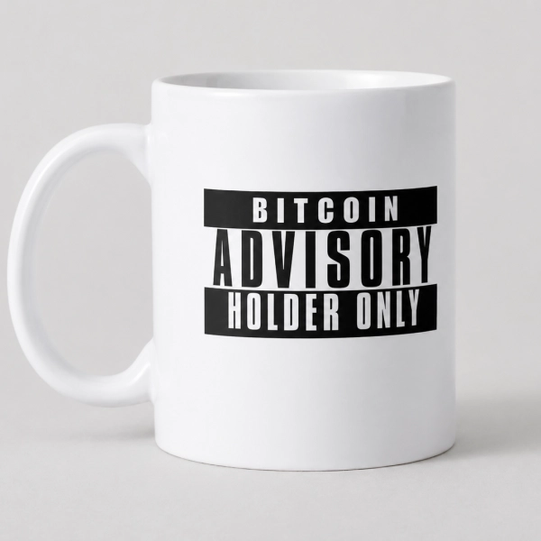 Mug "Bitcoin Advisory"