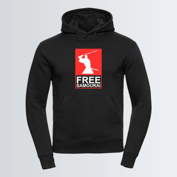 Sweat "Free samourai" - Noir