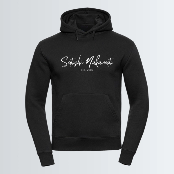 Sweat "Satoshi Nakamoto" - Noir