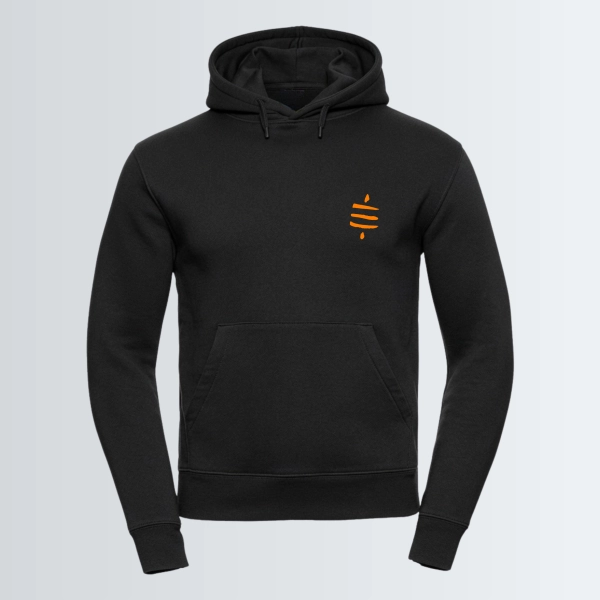 Sweat "Symbole Satoshi" - Noir - Discret
