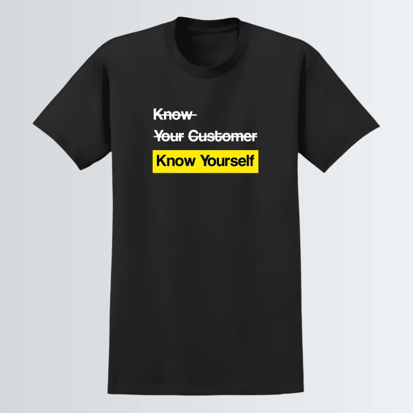 T-shirt "Know yourself" - Noir