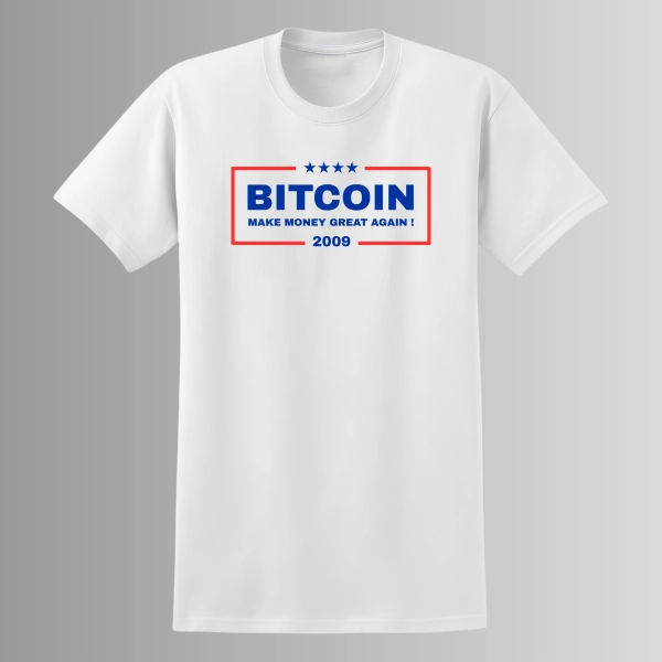 T-shirt "Make Money Great Again" - Blanc