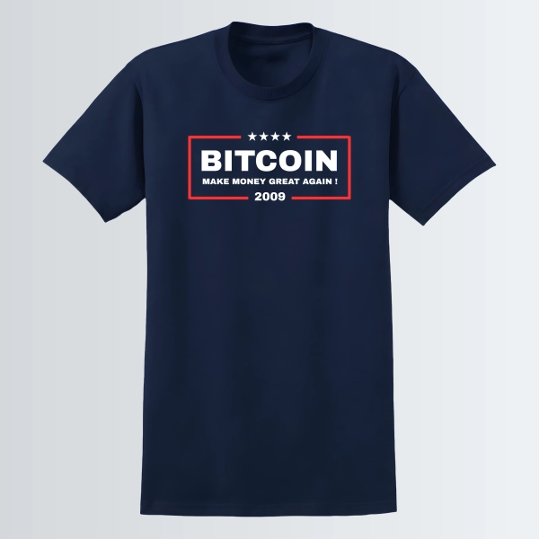 T-shirt "Make Money Great Again" - Bleu