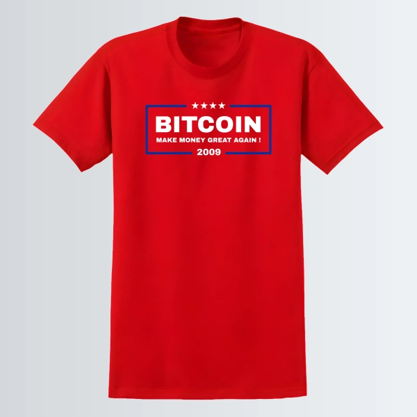T-shirt "Make Money Great Again" - Rouge