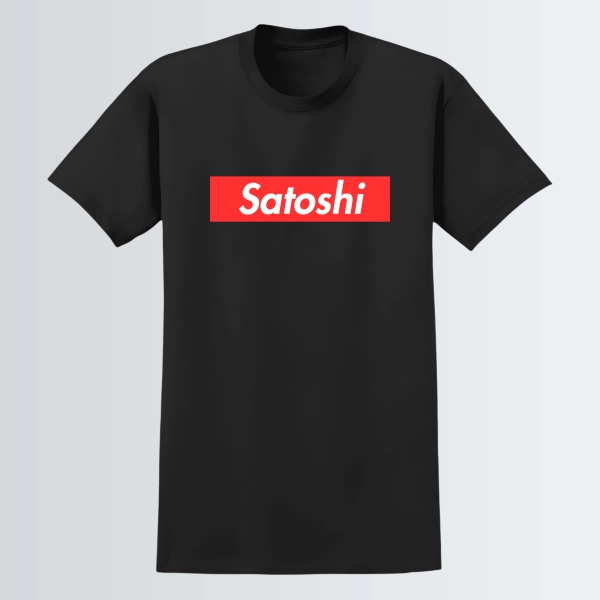T-shirt "Satoshi Supreme" - Noir