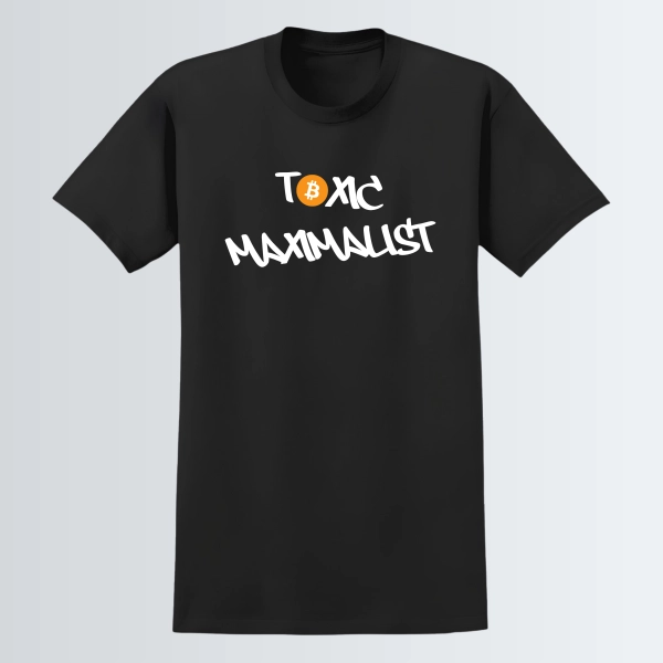 T-shirt "Toxic Maximalist" - Noir